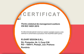 ISO 14001-2005 certificat